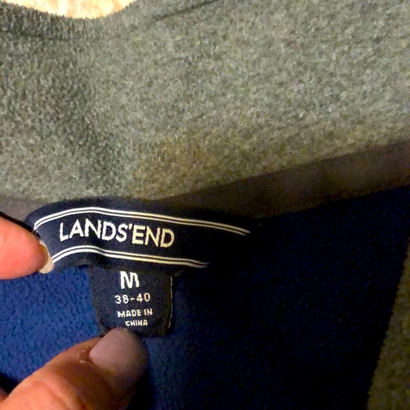 Land’sEnd men’s fleece pullover - Picture 7 of 11